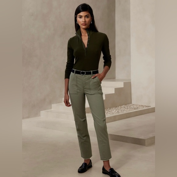 Banana Republic Pants - BR Authentic Girlfriend Chino NWT 18 Dark Grey